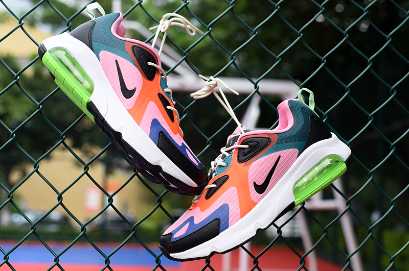 Women 2020 Nike Air Max 200V3 Pink Orange Blue Green Shoes